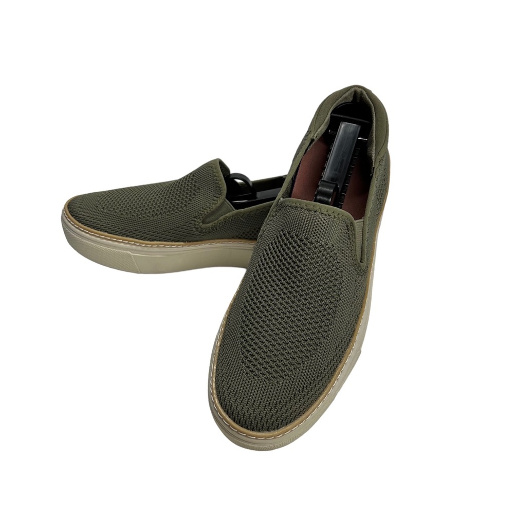 DR. SCHOLLS Womens Be Free Energy Technology Olive Green Slip-On Shoes - Size 7M